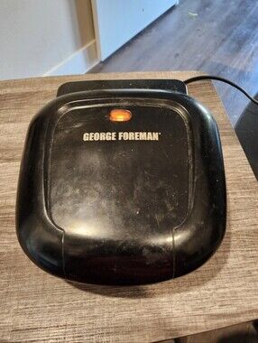 George Foreman GR0040B 2-Serving Classic Plate Grill Black George Foreman